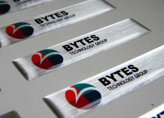 Обемни стикери — правоъгълни Bytes Technology Group